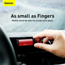 Автодержатель для телефона Baseus Steel Cannon Air Outlet Car Mount в воздуховод Красный