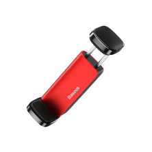 Автодержатель для телефона Baseus Steel Cannon Air Outlet Car Mount в воздуховод Красный