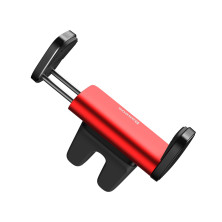 Автодержатель для телефона Baseus Steel Cannon Air Outlet Car Mount в воздуховод Красный