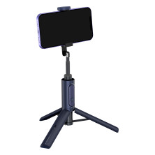 Селфи-монопод Baseus Traveler Bluetooth Tripod 2in1 с функцией штатива и пультом Bluetooth Синий