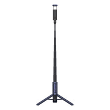 Селфи-монопод Baseus Traveler Bluetooth Tripod 2in1 с функцией штатива и пультом Bluetooth Синий
