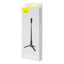 Селфи-монопод Baseus Traveler Bluetooth Tripod 2in1 с функцией штатива и пультом Bluetooth Синий