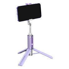 Селфи-монопод Baseus Traveler Bluetooth Tripod 2in1 с функцией штатива и пультом Bluetooth Фиолетовый