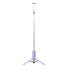 Селфи-монопод Baseus Traveler Bluetooth Tripod 2in1 с функцией штатива и пультом Bluetooth Фиолетовый