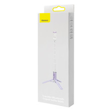 Селфи-монопод Baseus Traveler Bluetooth Tripod 2in1 с функцией штатива и пультом Bluetooth Фиолетовый