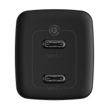 Сетевое зарядное устройство Baseus Quick GaN2 Lite PD3.0 65W 2Type-C 3A Черный