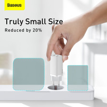 Сетевое зарядное устройство Baseus Quick GaN2 Lite PD3.0 65W 2Type-C 3A Белый