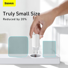 Сетевое зарядное устройство Baseus Quick GaN2 Lite QC4.0+PD3.0 65W USB+Type-C 5A Белый