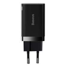 Сетевое зарядное устройство Baseus Super Si Pro Quick Charger QC3.0+PD3.0 30W USB+Type-C 3A Черный