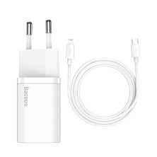 Сетевое зарядное устройство Baseus Super Si Quick Charger 1C PD3.0 30W Type-C 3A Белый