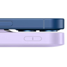 УМБ Baseus Magnetic 1in2 10000mAh 20W 3A QC3.0+PD3.0 с Беспроводной зарядкой Qi 10W Фиолетовый
