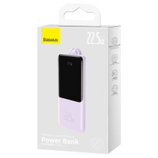 УМБ Baseus Elf Digital Display Fast Charge 10000mAh 22.5W 5A з технологією QC3.0+PD3.0 та iP 20W+Type-C 22.5W кабелем Фіолетовий