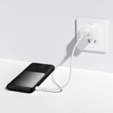 УМБ Baseus Elf Digital Display Fast Charge 10000mAh 22.5W 5A з технологією QC3.0+PD3.0 та iP 20W+Type-C 22.5W кабелем Чорний