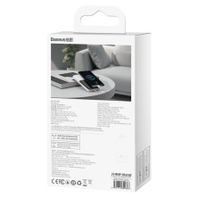 УМБ Baseus Elf Digital Display Fast Charge 10000mAh 22.5W 5A з технологією QC3.0+PD3.0 та iP 20W+Type-C 22.5W кабелем Білий