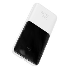 УМБ Baseus Elf Digital Display Fast Charge 10000mAh 22.5W 5A з технологією QC3.0+PD3.0 та iP 20W+Type-C 22.5W кабелем Білий