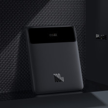 УМБ Baseus Blade Digital Display 20000mAh 100W 5A с технологией QC4.0+PD3.0 + кабель Type-C to Type-C 100W 20V/5A 1м Черный