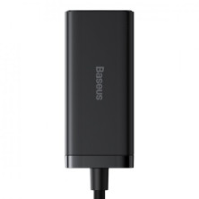 Сетевое зарядное устройство Baseus GaN3 Pro Desktop Fast Charger QC4.0+PD3.0 65W 2USB+2Type-C 3A + кабель Baseus Type-C to Type-C 100W 20V/5A 1м Черный