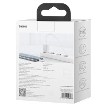 Сетевое зарядное устройство Baseus Super Si Quick Charger 1C QC3.0+PD3.0 25W Type-C 3A + кабель Baseus Type-C to Type-C 3A 1м Белый