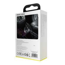 Автомобильное зарядное устройство Baseus Digital Display Dual SCP QC 3.0 45W 2USB 5A Черный