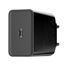 Сетевое зарядное устройство Baseus Quick Charger Mini PD3.0 18W Type-C 3A + Кабель 18W Type-C to Lightning 1м Черный