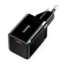 Сетевое зарядное устройство Baseus GaN3 Fast Charger 1C PD3.0 30W Type-C 3A Черный