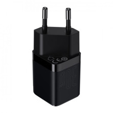 Сетевое зарядное устройство Baseus GaN3 Fast Charger 1C PD3.0 30W Type-C 3A Черный