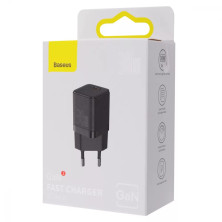 Сетевое зарядное устройство Baseus GaN3 Fast Charger 1C PD3.0 30W Type-C 3A Черный