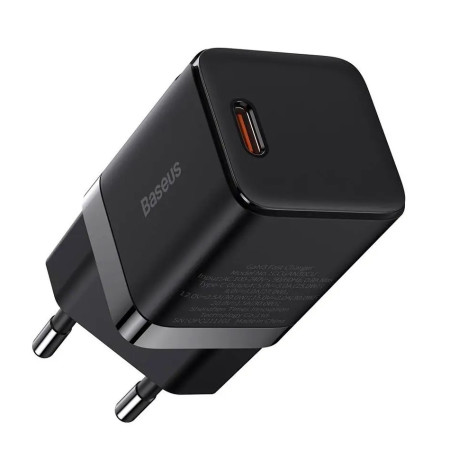 Сетевое зарядное устройство Baseus GaN3 Fast Charger 1C PD3.0 30W Type-C 3A Черный