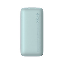 УМБ Baseus Bipow Pro Digital Display 10000mAh 22.5W 5A з технологією QC3.0+PD3.0 2USB+Type-C + Кабель USB to Type-C Блакитний