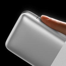 УМБ Baseus Bipow Pro Digital Display 10000mAh 22.5W 5A з технологією QC3.0+PD3.0 2USB+Type-C + Кабель USB to Type-C Білий