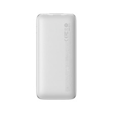 УМБ Baseus Bipow Pro Digital Display 10000mAh 22.5W 5A з технологією QC3.0+PD3.0 2USB+Type-C + Кабель USB to Type-C Білий
