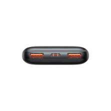 УМБ Baseus Bipow Pro Digital Display 10000mAh 22.5W 5A з технологією QC3.0+PD3.0 2USB+Type-C + Кабель USB to Type-C Чорний