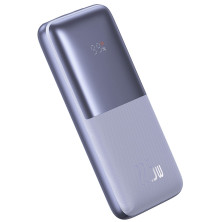 УМБ Baseus Bipow Pro Digital Display 10000mAh 22.5W 5A з технологією QC3.0+PD3.0 2USB+Type-C + Кабель USB to Type-C Фіолетовий