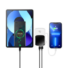УМБ Baseus Q Pow Pro 10000mAh 20W 5A з технологією QC3.0+PD3.0 та iP кабелем 20W Білий