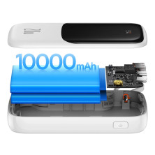 УМБ Baseus Q Pow Pro 10000mAh 20W 5A з технологією QC3.0+PD3.0 та iP кабелем 20W Білий