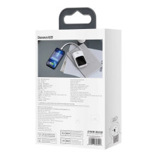 УМБ Baseus Q Pow Pro 10000mAh 20W 5A з технологією QC3.0+PD3.0 та iP кабелем 20W Білий