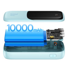 УМБ Baseus Q Pow Pro 10000mAh 20W 5A з технологією QC3.0+PD3.0 та iP кабелем 20W Блакитний