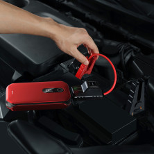 Пускозарядное устройство Бустер Baseus Car Jamp Starter Super Energy Pro 3in1 12V 12000mAh с функцией Павербанка 5V/3A и LED фонарика Красный