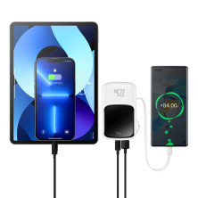 УМБ Baseus Q Pow Pro 10000mAh 22.5W 5A з технологією QC3.0+PD3.0 та Type-C кабелем 22.5W Білий