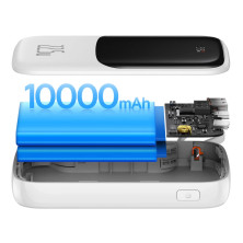 УМБ Baseus Q Pow Pro 10000mAh 22.5W 5A з технологією QC3.0+PD3.0 та Type-C кабелем 22.5W Білий