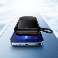 УМБ Baseus Q Pow Pro 10000mAh 22.5W 5A с технологией QC3.0+PD3.0 и Type-C кабелем 22.5W Черный