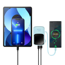 УМБ Baseus Q Pow Pro 10000mAh 22.5W 5A з технологією QC3.0+PD3.0 та Type-C кабелем 22.5W Блакитний