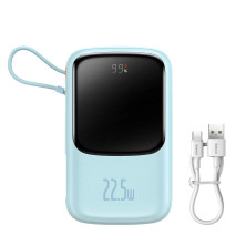 УМБ Baseus Q Pow Pro 10000mAh 22.5W 5A з технологією QC3.0+PD3.0 та Type-C кабелем 22.5W Блакитний