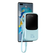 УМБ Baseus Q Pow Pro 10000mAh 22.5W 5A з технологією QC3.0+PD3.0 та Type-C кабелем 22.5W Блакитний