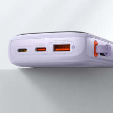 УМБ Baseus Q Pow Pro 10000mAh 22.5W 5A з технологією QC3.0+PD3.0 та Type-C кабелем 22.5W Фіолетовий
