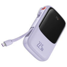 УМБ Baseus Q Pow Pro 10000mAh 22.5W 5A з технологією QC3.0+PD3.0 та Type-C кабелем 22.5W Фіолетовий