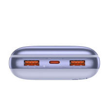УМБ Baseus Bipow Pro Digital Display 20000mAh 22.5W 5A з технологією QC3.0+PD3.0 2USB+Type-C + Кабель USB to Type-C Фіолетовий