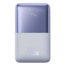 УМБ Baseus Bipow Pro Digital Display 20000mAh 22.5W 5A з технологією QC3.0+PD3.0 2USB+Type-C + Кабель USB to Type-C Фіолетовий