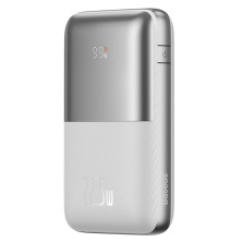 УМБ Baseus Bipow Pro Digital Display 20000mAh 22.5W 5A з технологією QC3.0+PD3.0 2USB+Type-C + Кабель USB to Type-C Білий