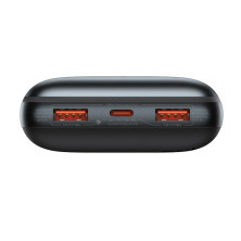 УМБ Baseus Bipow Pro Digital Display 20000mAh 22.5W 5A с технологией QC3.0+PD3.0 2USB+Type-C + Кабель USB to Type-C Черный